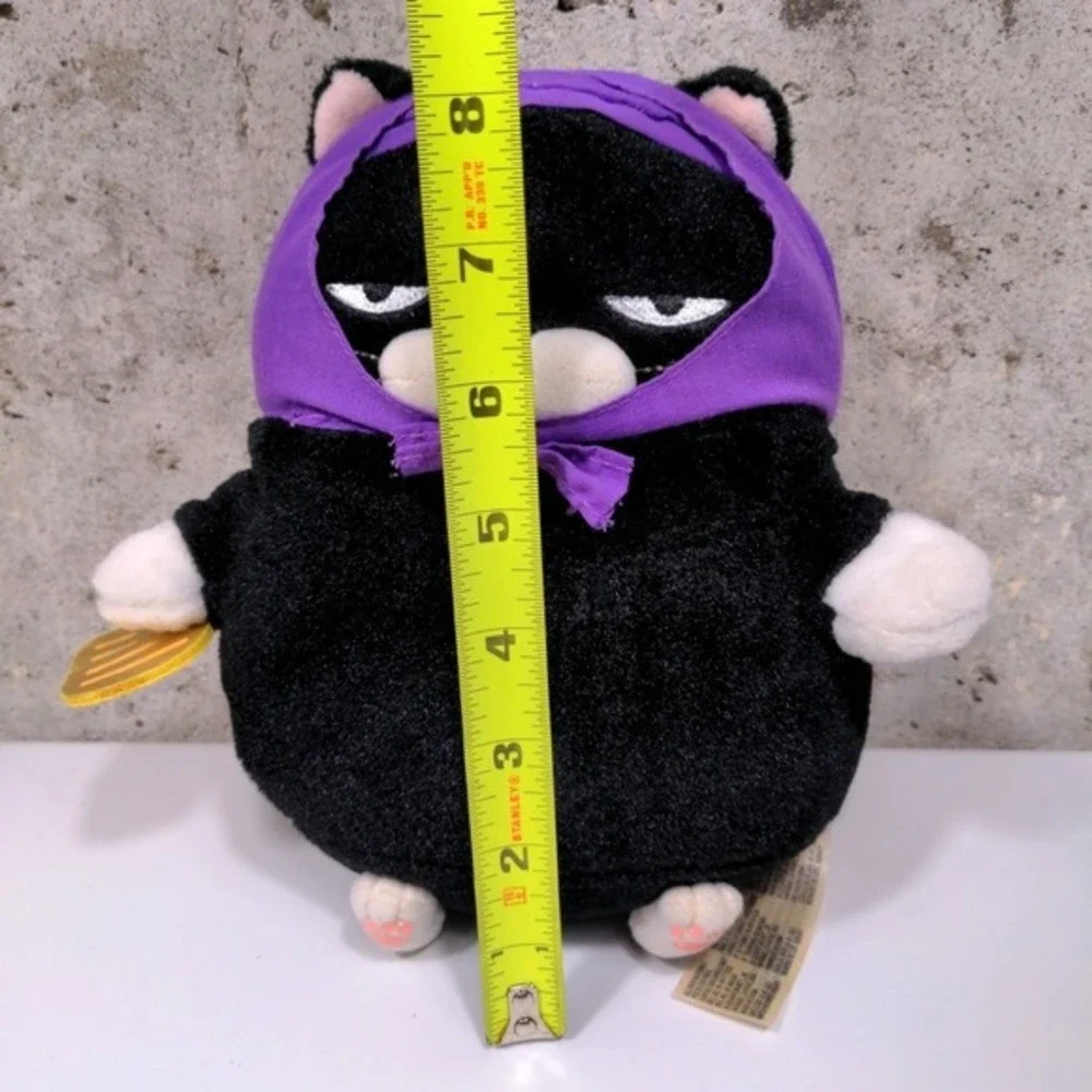 AMUSE Aliquantum Higemanjyu Kuromame Ninja‎ Cat Plush 7